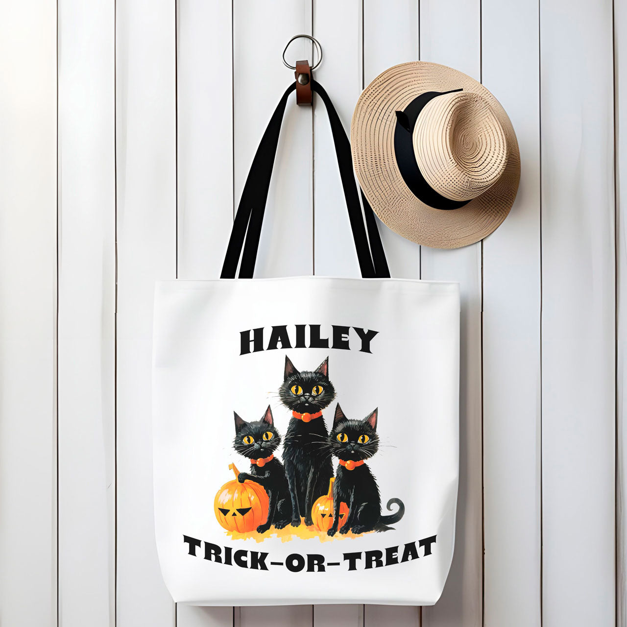 Personalized Trick Or Treat Tote