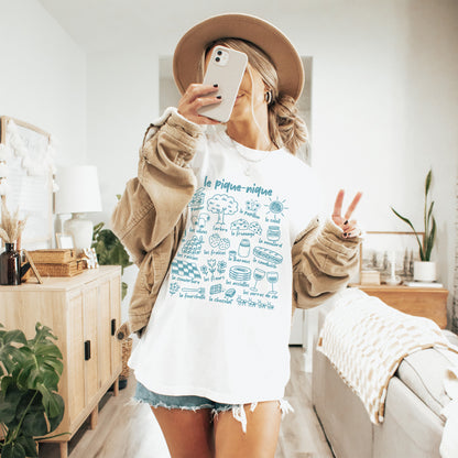 French Picnic Tee Shirt