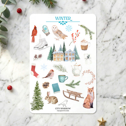 Winter Sticker Sheet