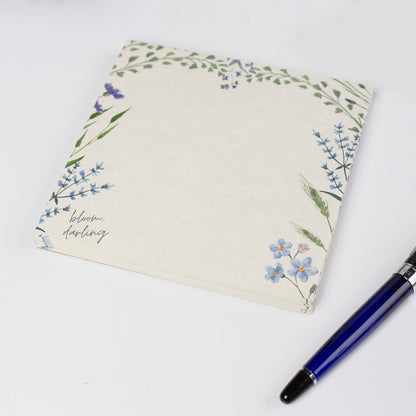 Floral Desktop Notepad