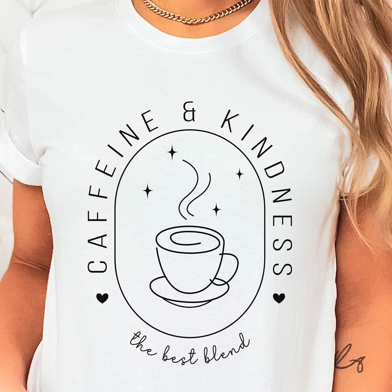 Caffeine and Kindness Tee Shirt