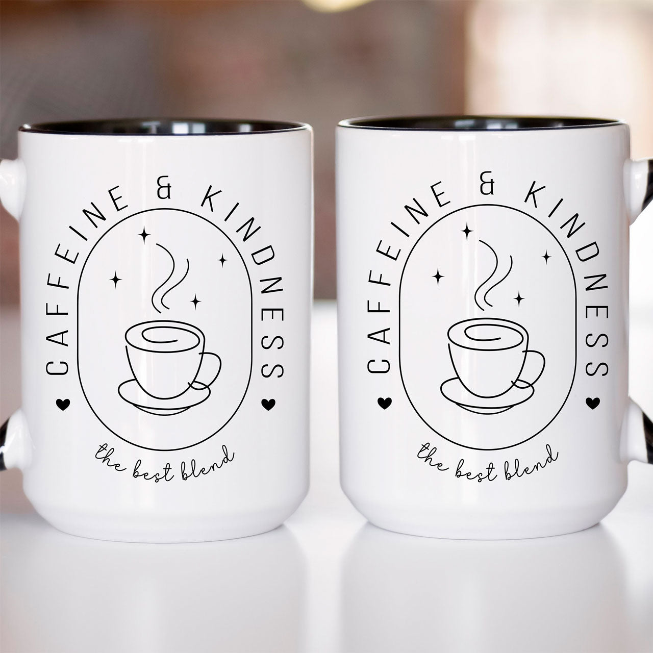 Caffeine and Kindness Coffee Mug