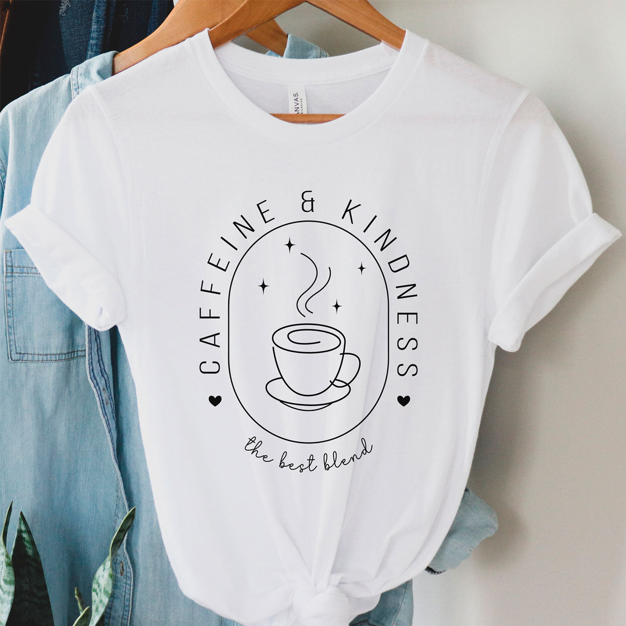 Caffeine and Kindness Tee Shirt