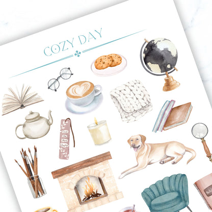 Cozy Day Sticker Sheet