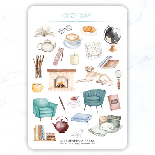 Cozy Day Sticker Sheet