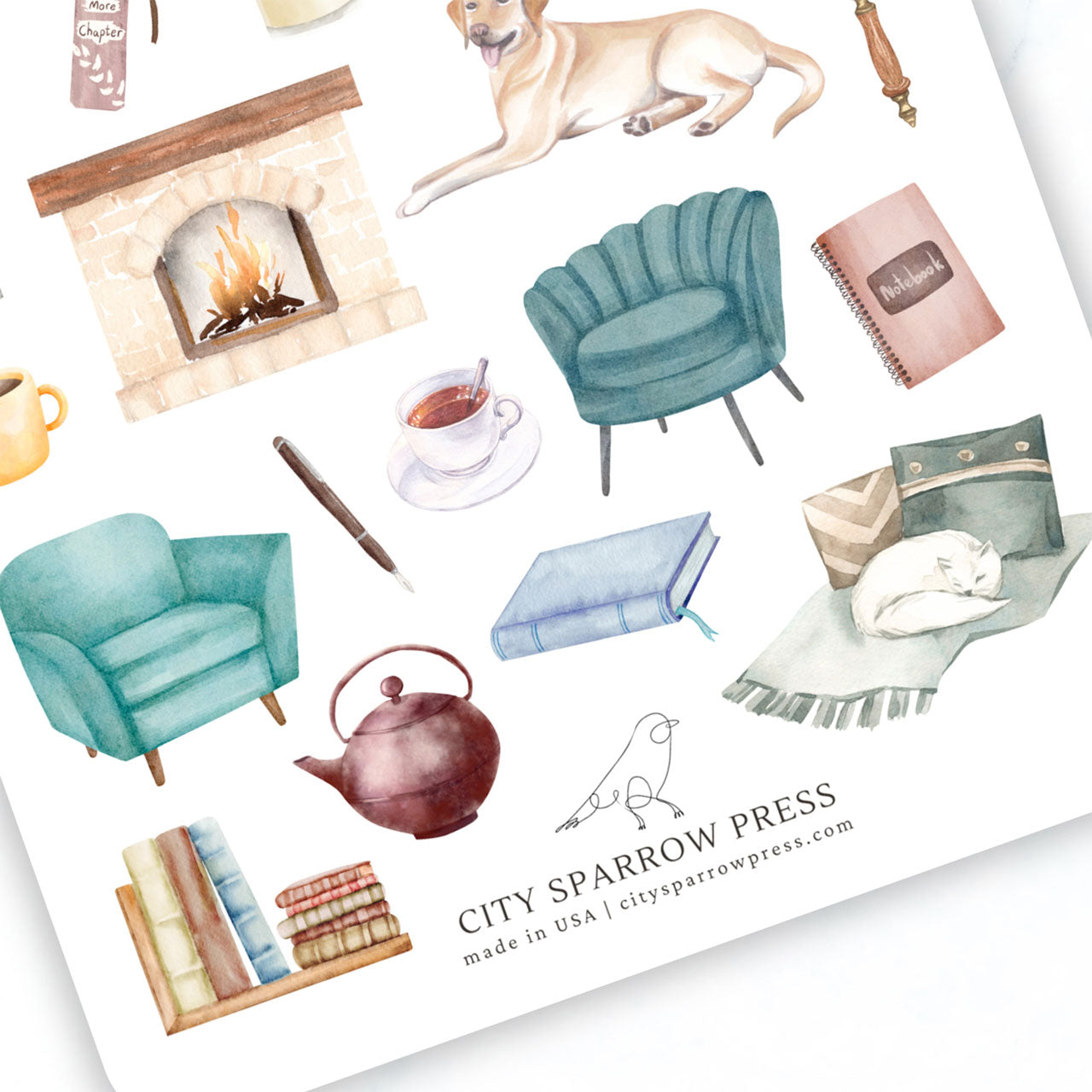 Cozy Day Sticker Sheet