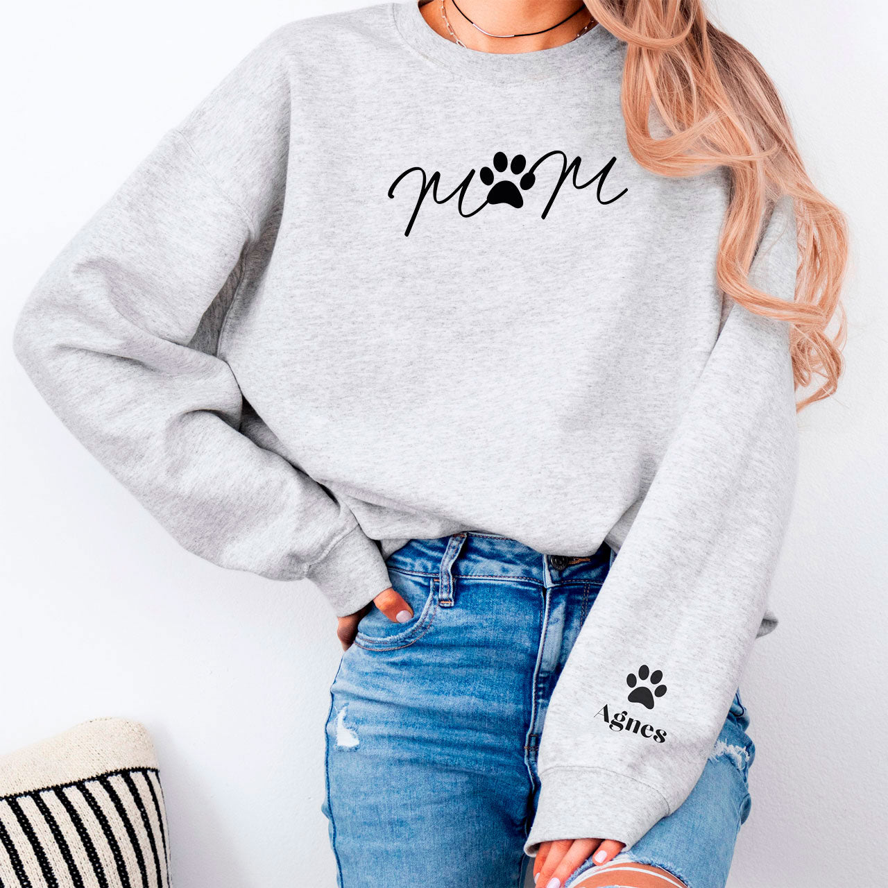 Personalized Dog Mom Sweatshirt