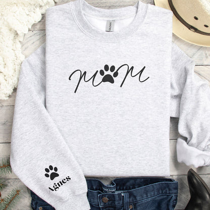 Personalized Dog Mom Sweatshirt