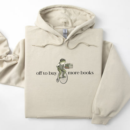 Reading Frog Hoodie Sweatshirt