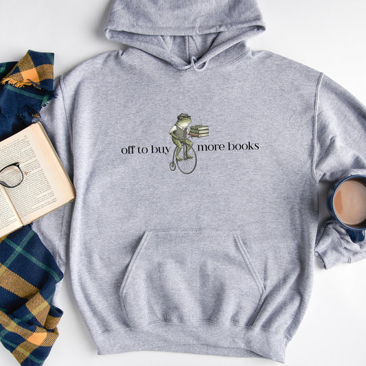 Reading Frog Hoodie Sweatshirt