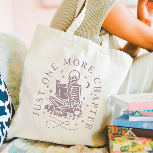 One More Chapter Tote Bag