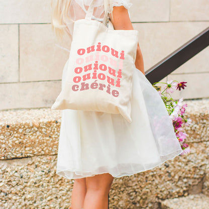 Oui Cheri Tote Bag