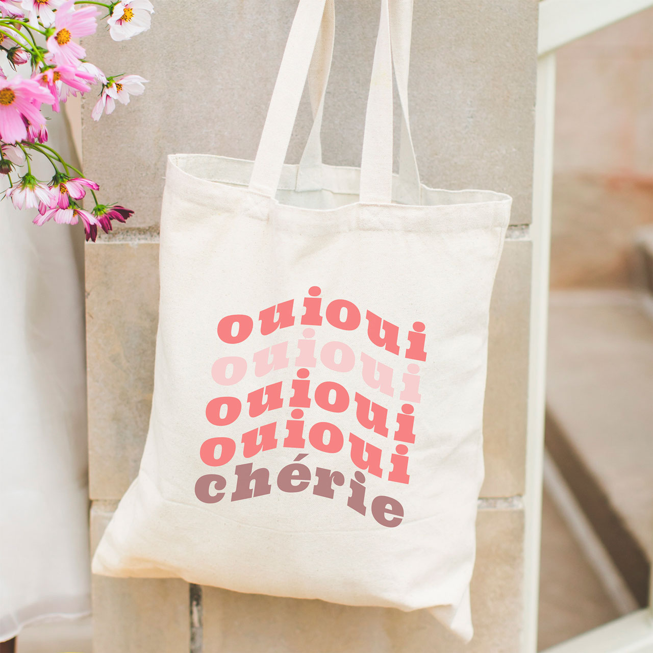 Oui Cheri Tote Bag