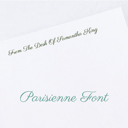 Personalized Paris Desktop Notepad