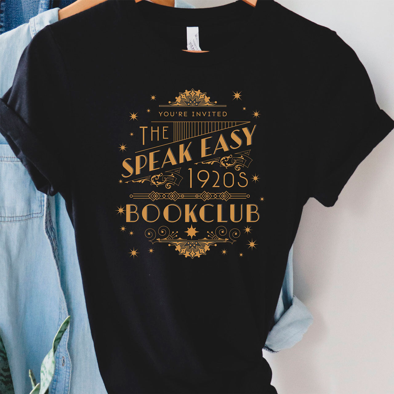 Speakeasy Bookclub Tee