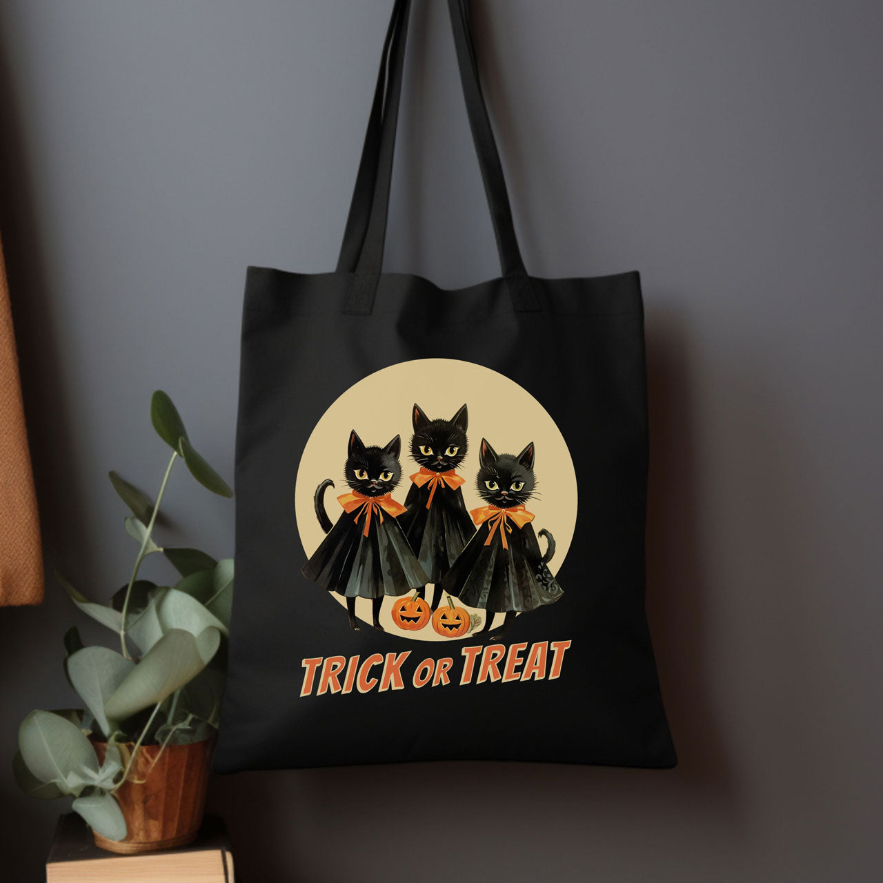 Trick or Treat Canvas Tote Bag